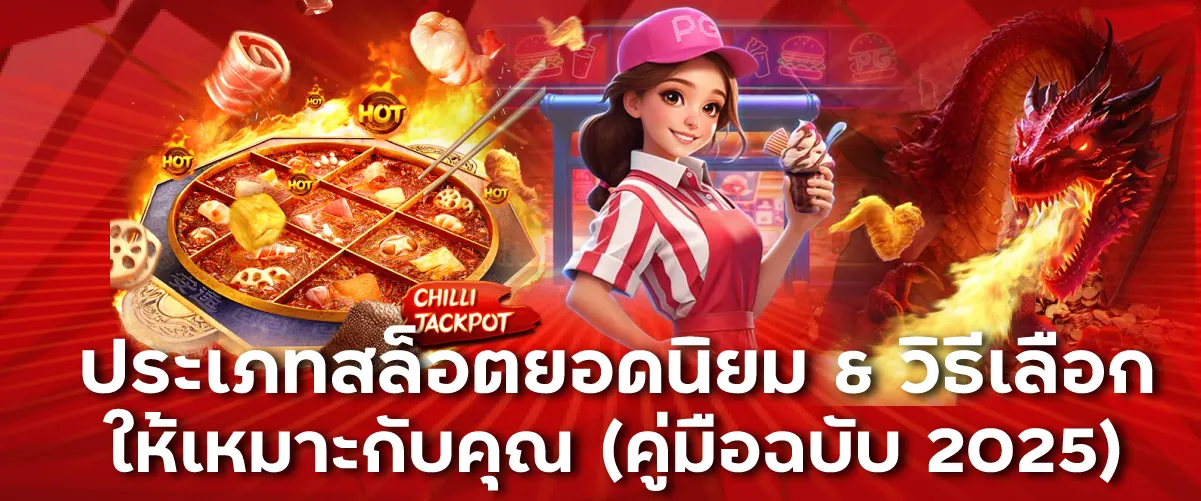 ประเภทสล็อตยอดนิยม & วิธีเลือกให้เหมาะกับคุณ (คู่มือฉบับ 2025)